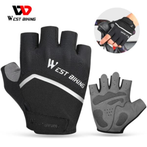 West biking Hlaf finger gloves